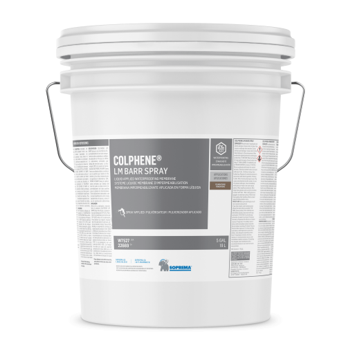 COLPHENE LM BARR SPRAY Waterproofing Membrane for Foundations - SOPREMA