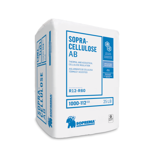 SOPRA-CELLULOSE AB pour isolation et insonorisation pour murs et applications intérieures-SOPREMA